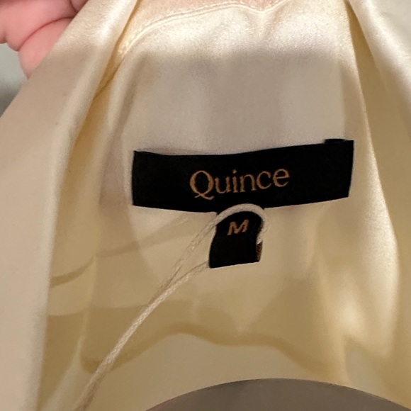 NWT Quince Silk Blouse - Picture 2 of 3